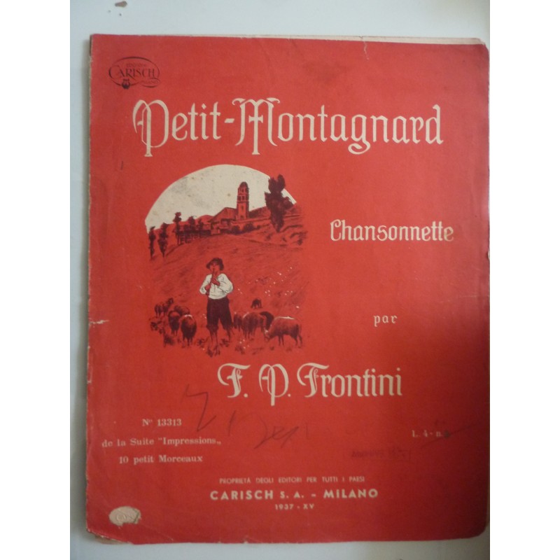 Petit - Montagnard Chansonette par F.P. FRONTINI