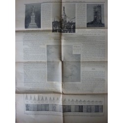 LA VOCE DELLA VERITA' Domenica 6 Luglio 1902  I XX MONUMENTI AL REDENTORE SUI MONTI D'ITALIA